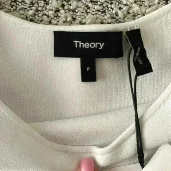 Theory - Puff Sleeve Top in Stretch Knit - Picture 3 of 9